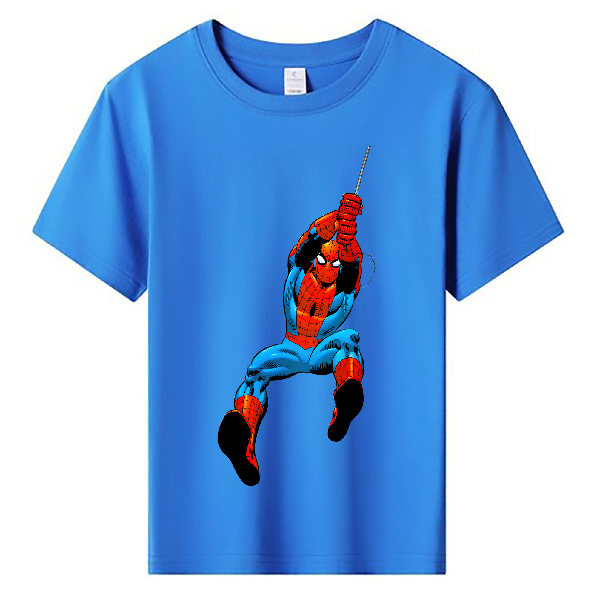 （画像用） Spider Man スパイダーマン 綿100％キッズTシャツ（フロントプリント）